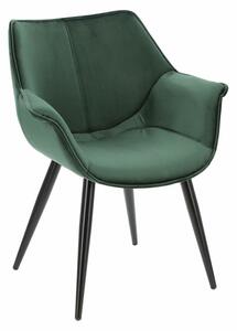 Krzesło Lord zielone 65 tapicerowane