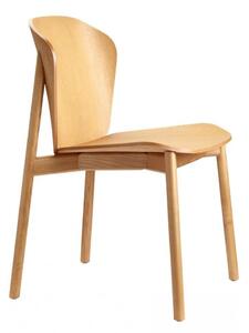 Krzesło Finn drewniane jasny orzech drewniane