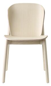 Krzesło Finn drewniane bejcowane białe drewniane