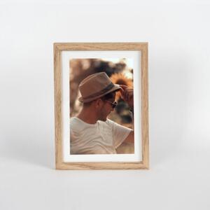 Ramka na zdjęcia 15x20 cm ramka drewniana dębowa ramka z litego drewna dębowego FRAMAI®