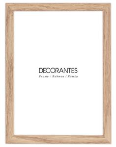 Ramka na zdjęcia 15x20 cm ramka drewniana dębowa ramka z litego drewna dębowego FRAMAI®