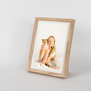 Ramka na zdjęcia 15x20 cm ramka drewniana dębowa ramka z litego drewna dębowego FRAMAI®