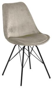 Krzesło Eris VIC piaskowe tapicerowane