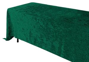 Obrus prostokątny aksamit zielony 280x160cm Velvet