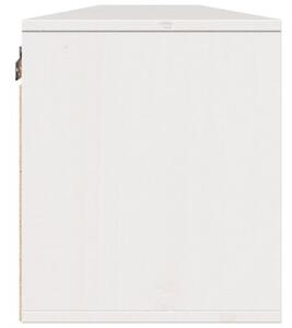 Szafki ścienne, 2 szt., białe, 100x30x35 cm, drewno sosnowe