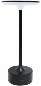 Czarna lampa stołowa na USB F8-R78