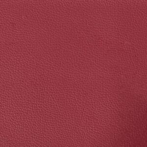Sofa, 2-osobowa winna czerwieÅ, 120 cm, sztuczna skÃ³ra