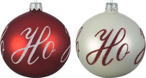 Komplet bombek Ho Ho Ho, 6 elem