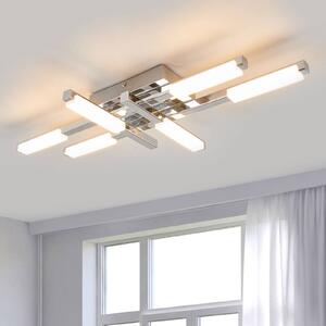 Lampa sufitowa Patrik Lindby, chromowy / srebrny, łazienka, metal, nowoczesny