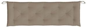Poduszka na ławkę ogrodową, taupe, 150x50x7 cm, tkanina
