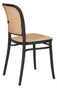 Krzesło Antonio czarne z tworzywa