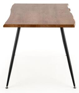 Stół Larson, stół z naturalnym usłujeniem drewna, stół loftowy