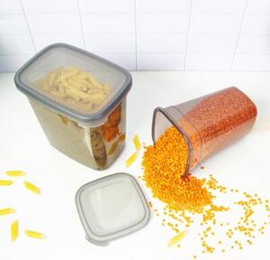 Pojemniki na produkty sypkie z pokrywką 1 l / 1,85 l 12 szt