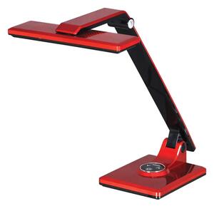 Czerwona ruchoma lampka biurkowa LED - S263-Trofo