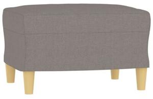 Fotel z podnÃ³Å¼kiem, taupe, 60 cm, obity tkaninÄ