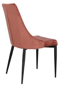 Krzesło Magnat różowy tapicerowane