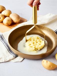 Sinsay - Tłuczek do ziemniaków ze stali nierdzewnej - złoty