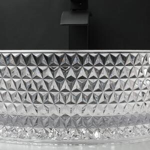 Umywalka nablatowa Rea Cristal Transparent