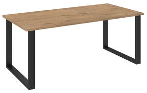 Stół do jadalni loftowy Imperial 185x90 Dąb Lancelot