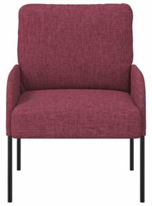 Nowoczesna sofa w kolorze czerwonego wina z minimalistycznym stylem