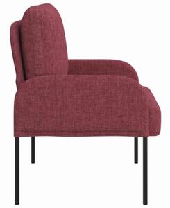 Nowoczesna sofa w kolorze czerwonego wina z minimalistycznym stylem
