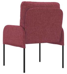 Nowoczesna sofa w kolorze czerwonego wina z minimalistycznym stylem
