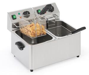 Profesjonalna frytownica elektryczna 2×4L, 2×2000W