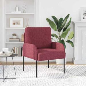 Nowoczesna sofa w kolorze czerwonego wina z minimalistycznym stylem