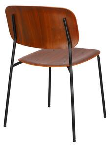 Krzesło Malters walnut drewniane
