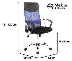 Signal Meble Fotel Obrotowy Q-025 Biuro/Pracownia Nowoczesny Niebieski
