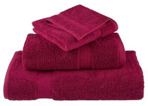 Ręczniki toaletowe premium, solund 4 szt. bordeaux 30x30cm 600 g/m²