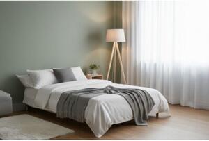Lampa podłogowa trójnóg naturalny Light Home LH Len 1xE27 44cm abażur stożek jasny beżowy L01