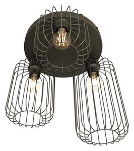 Lampa sufitowa BARN 3PREM BL loft nowoczesna plafon czarna