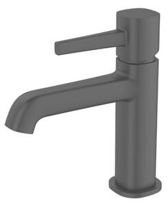 Bateria umywalkowa stojąca GranMaster RENE Czarny Mat z korkiem 1 szt