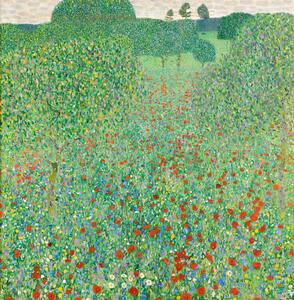 Reprodukcja Blossoming poppies, Gustav Klimt