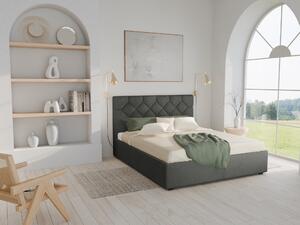 Łóżko tapicerowane z pojemnikiem CARRARA | Szybka dostawa