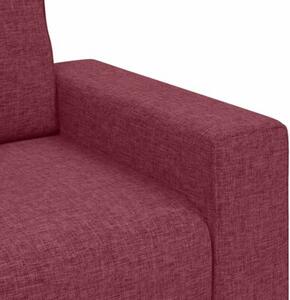 Sofa fotel wino czerwone 100x77x82 cm tkanina