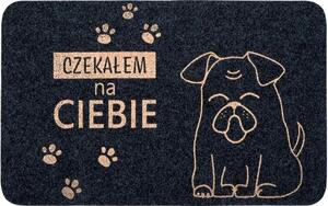 Wycieraczka MULTIDECOR At Home Pies Antracytowy 50 x 80 cm