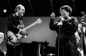 Fotografia Ella Fitzgerald performing at the Bussoladomani 1980