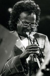 Fotografia Miles Davis performing at the Montreux Jazz Festival 1991