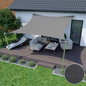 Żagiel przeciwsłoneczny wodoodporny Aio Factory 3x3 m szary 1szt