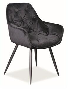 Krzesło Cheer Velvet - czarny Bluvel 19