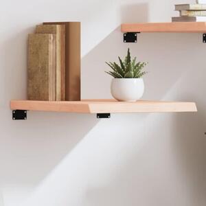 Półka, 40x60x(2-4) cm, surowe lite drewno dębowe