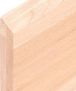 Półka, 40x60x(2-4) cm, surowe lite drewno dębowe
