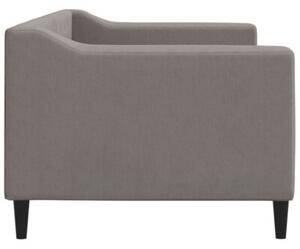 Sofa z funkcją spania, kolor taupe, 80x200 cm, obite tkaniną