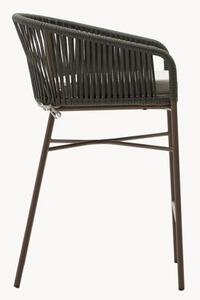 Ogrodowe krzesło barowe Yanet, 2 szt