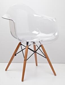King Home Fotel Ice Wood Salon/Biuro/Pracownia Nowoczesny/Minimalistyczny Transparentny