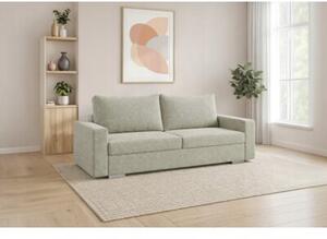 Sofa Rozkładana Kanapa z Funkcją Spania Dwuosobowa Do Salonu Szara DRAVOS