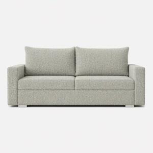 Sofa Rozkładana Kanapa z Funkcją Spania Dwuosobowa Do Salonu Szara DRAVOS