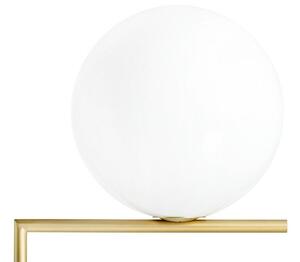 King Home Lampa Podłogowa Halm Floor Salon/Sypialnia/Biuro/Pracownia Nowoczesny/Minimalistyczny Biały/Złoty